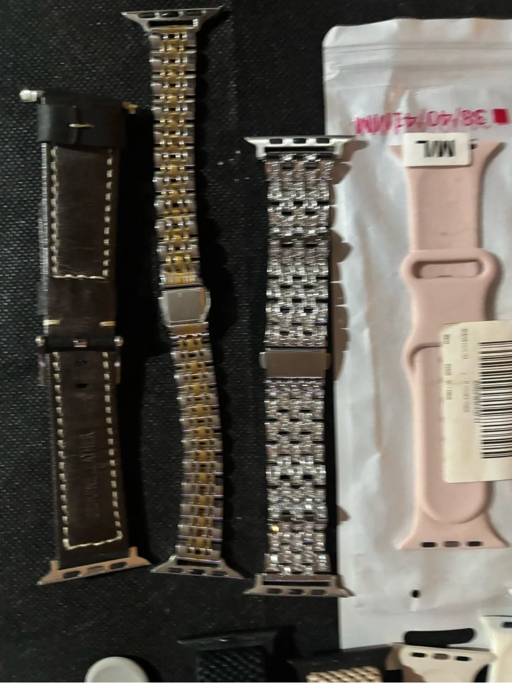 Assorted Apple Watch Bands - Pink & White Options